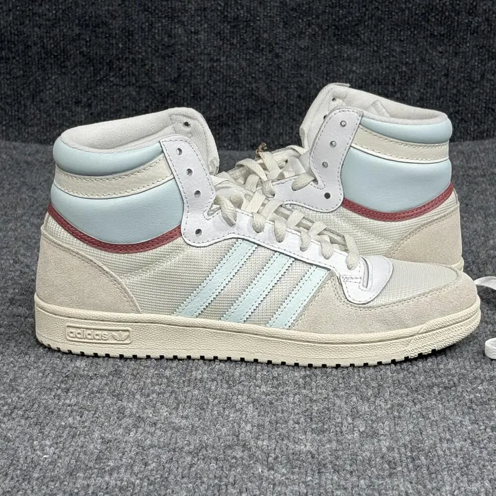 Adidas Top Ten RB Shoes Mens Size 10 White Light Blue High Top Basketball GV6626